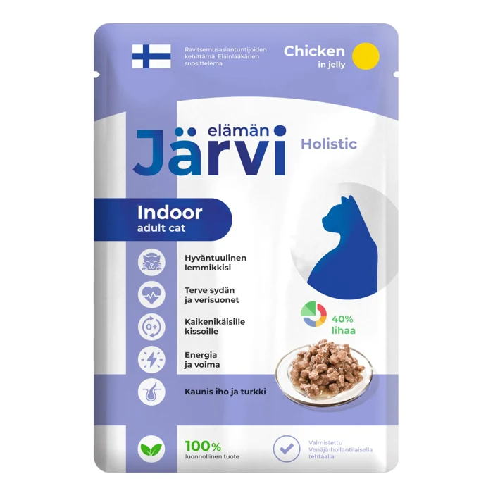 Jarvi пауч для домашних кошек (кусочки в желе)