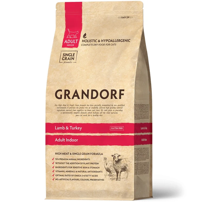 Grandorf Cat Indoor корм для взрослых кошек